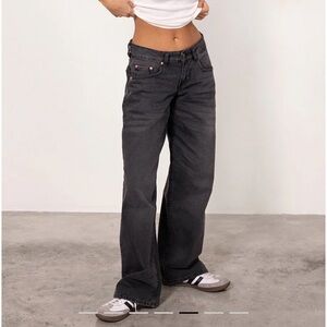 Motel Rocks Vintage black low rise jeans